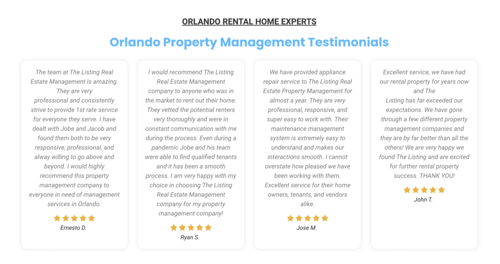 orlando property management reviews