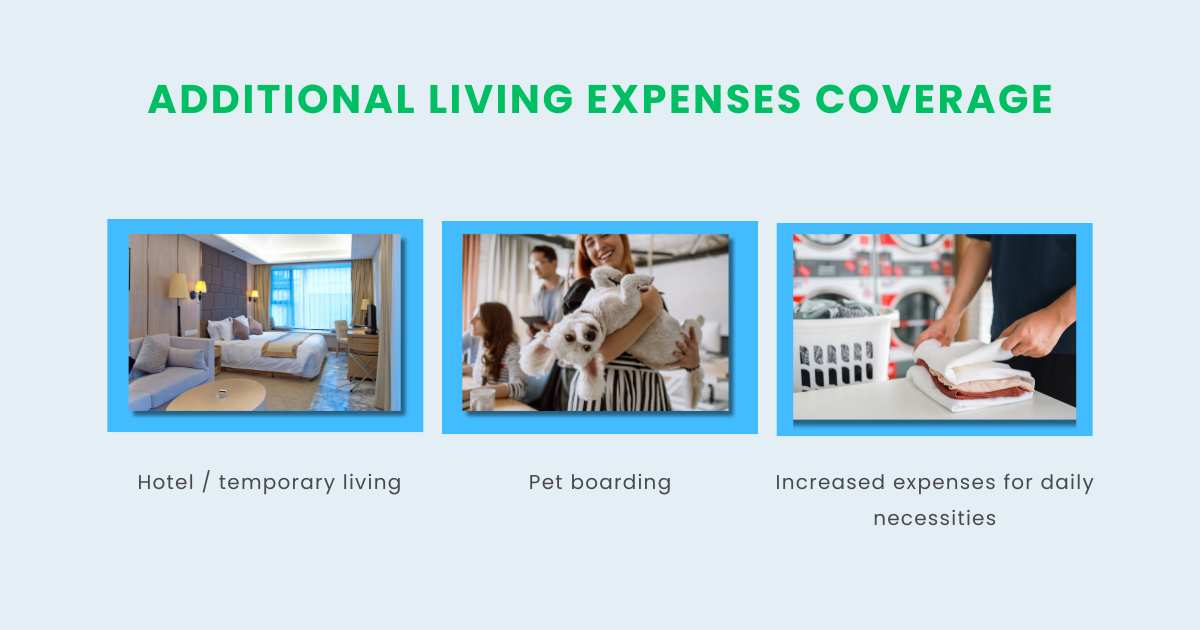 additional living expenses coverage